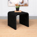 Cahya Woven Rattan Square End Table Black - Walo Furniture