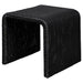 Cahya Woven Rattan Square End Table Black - Walo Furniture