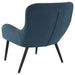 Calvin Upholstered Modern Arm Accent Chair Aegean Blue - Walo Furniture