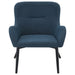 Calvin Upholstered Modern Arm Accent Chair Aegean Blue - Walo Furniture