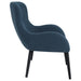 Calvin Upholstered Modern Arm Accent Chair Aegean Blue - Walo Furniture