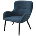 Calvin Upholstered Modern Arm Accent Chair Aegean Blue - Walo Furniture