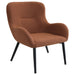 Calvin Upholstered Modern Arm Accent Chair Rust - Walo Furniture