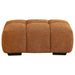 Camacho Rectangular Upholstered Tufted Ottoman Orange - Walo Furniture