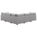 Cambria 6 - piece Upholstered Modular Sectional Sofa Grey - Walo Furniture