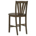 Canfield Counter Height Dining Side Chair Brown (Set of 2) - Walo Furniture