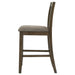 Canfield Counter Height Dining Side Chair Brown (Set of 2) - Walo Furniture