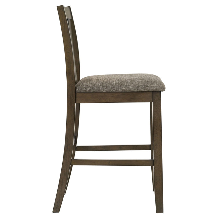 Canfield Counter Height Dining Side Chair Brown (Set of 2) - Walo Furniture