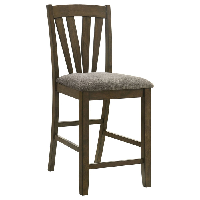 Canfield Counter Height Dining Side Chair Brown (Set of 2) - Walo Furniture