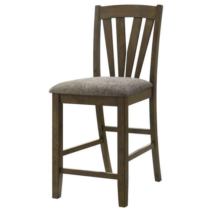 Canfield Counter Height Dining Side Chair Brown (Set of 2) - Walo Furniture