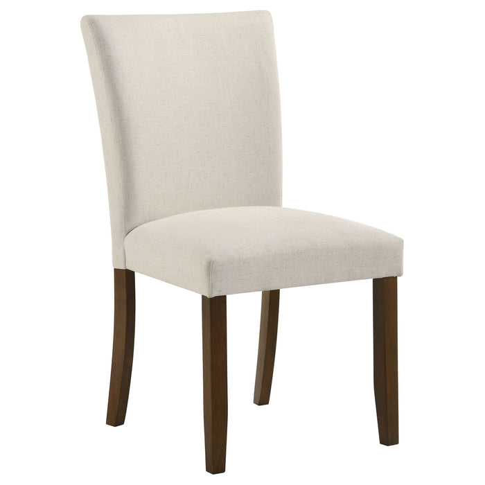 Cantley Upholstered Dining Side Chair Beige (Set of 2) - Walo Furniture