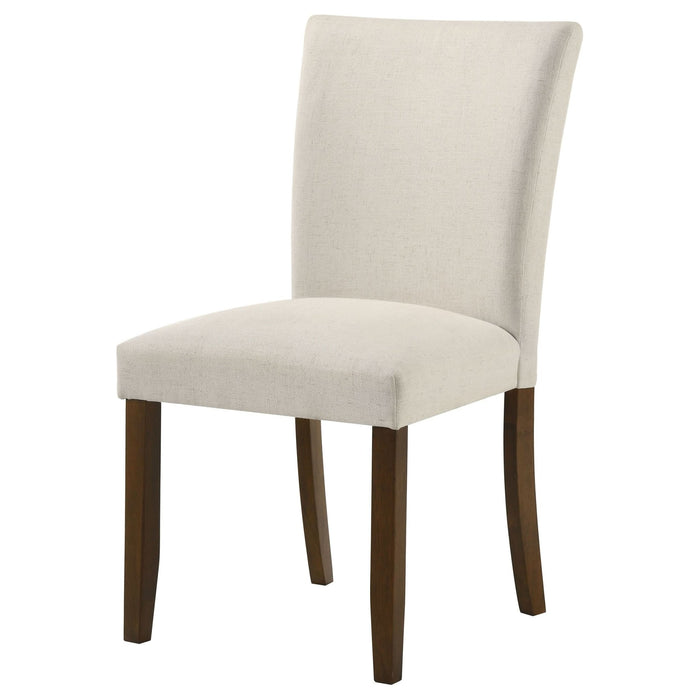 Cantley Upholstered Dining Side Chair Beige (Set of 2) - Walo Furniture