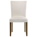 Cantley Upholstered Dining Side Chair Beige (Set of 2) - Walo Furniture