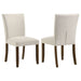 Cantley Upholstered Dining Side Chair Beige (Set of 2) - Walo Furniture