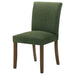 Cantley Upholstered Dining Side Chair Green (Set of 2) - Walo Furniture