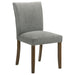 Cantley Upholstered Dining Side Chair Grey (Set of 2) - Walo Furniture