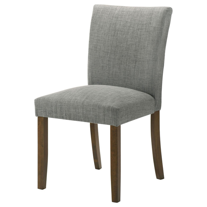 Cantley Upholstered Dining Side Chair Grey (Set of 2) - Walo Furniture