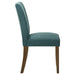 Cantley Upholstered Dining Side Chair Teal Blue (Set of 2) - Walo Furniture