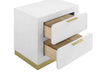 Caraway 2 - drawer Nightstand White - Walo Furniture