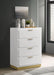 Caraway 4 - drawer Bedroom Chest White - Walo Furniture