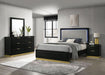 Caraway 4 - piece Eastern King Bedroom Set Black - Walo Furniture