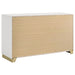 Caraway 6 - drawer Dresser White - Walo Furniture