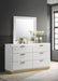 Caraway 6 - drawer Dresser with Mirror White - Walo Furniture