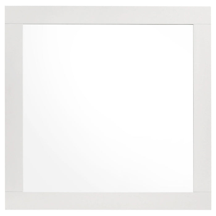 Caraway Dresser Mirror White - Walo Furniture