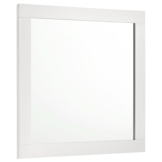 Caraway Dresser Mirror White - Walo Furniture