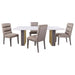 Carla Velvet Upholstered Dining Side Chair Ash (Set of 2) - Walo Furniture