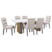 Carla Velvet Upholstered Dining Side Chair Stone (Set of 2) - Walo Furniture