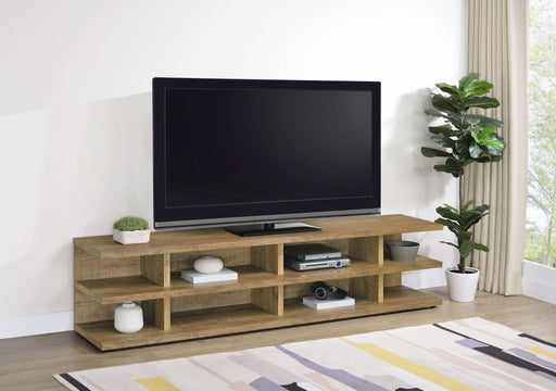 Cartmill 78 - inch 2 - tier TV Stand Media Console Mango - Walo Furniture