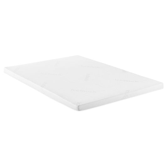 Cascade 3" Queen Cool Memory Foam Mattress Topper - Walo Furniture