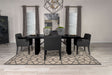 Catherine 5 - piece Rectangular Dining Table Set Black - Walo Furniture