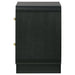 Cavelle 2 - drawer Nightstand Bedside Table Black - Walo Furniture