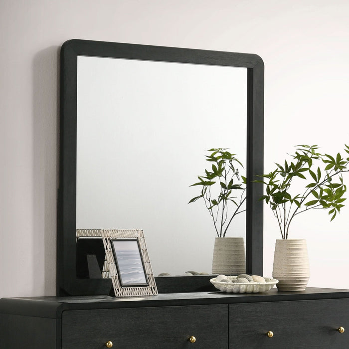 Cavelle Dresser Mirror Black - Walo Furniture