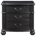 Celina 3 - drawer Nightstand Black - Walo Furniture