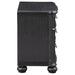 Celina 3 - drawer Nightstand Black - Walo Furniture