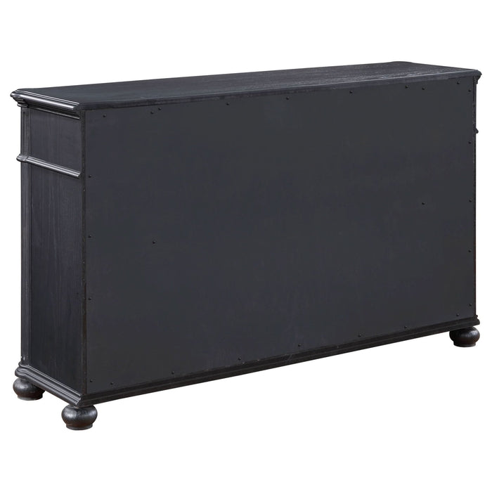 Celina 9 - drawer Dresser Black - Walo Furniture