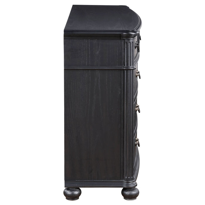 Celina 9 - drawer Dresser Black - Walo Furniture