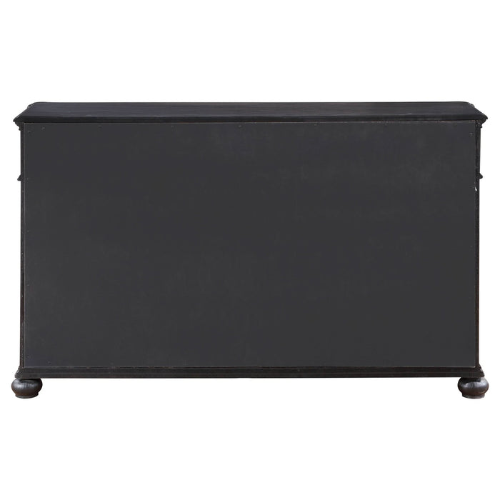 Celina 9 - drawer Dresser Black - Walo Furniture