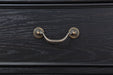 Celina 9 - drawer Dresser with Mirror Black - Walo Furniture