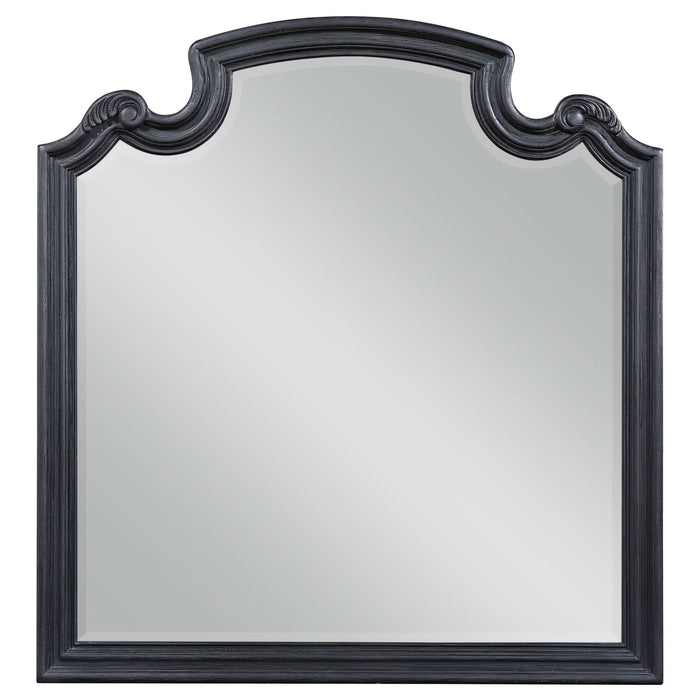 Celina Dresser Mirror Black - Walo Furniture