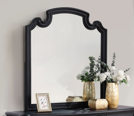 Celina Dresser Mirror Black - Walo Furniture