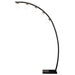 Cody 78 - inch Spherical 5 - light Arc Metal Floor Lamp Black - Walo Furniture