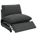 Collins 5 - piece Modular Power Reclining Sectional Dark Grey - Walo Furniture