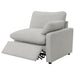 Collins 5 - piece Modular Power Reclining Sectional Grey - Walo Furniture