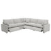 Collins 5 - piece Modular Power Reclining Sectional Grey - Walo Furniture