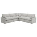 Collins 5 - piece Modular Power Reclining Sectional Grey - Walo Furniture