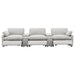 Collins 5 - piece Power Reclining Home Theater Seating Grey - Walo Furniture